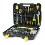 AR Easy Buy 108-Piece Household Tool Kit for DIY & Home Repair – Claw Hammer, Adjustable Wrench, Ratchet Wrench, Screwdrivers, Sockets, Pliers, and More in Portable Storage Case