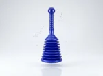 Toilet Plunger for Drains & Sinks High Pressure PVC Drain Unblocker Tool, Blue Plunger, Grey Plunger, Black Plunger - Image 6