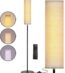 AR Easy Buy Vertical Floor Lamps for Living Room, Moden Standing Lamp with 3 Color Temperatures, Beige Lampshade & Foot Switch, Standard Corner Lamp for...