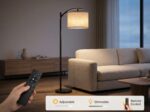 Arc Floor Lamp with Smart LED, Remote - Image 5