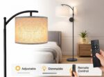 Arc Floor Lamp with Smart LED, Remote