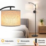 Arc Floor Lamp with Smart LED, Remote