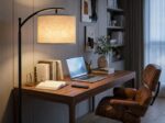 Arc Floor Lamp with Smart LED, Remote - Image 4