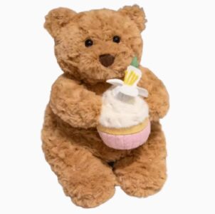 Bathrobe Bear Cake and Rabbit Plush Toy Backpack Charm Cartoon Plush Cartoon Birthday Gift Christmas Gift