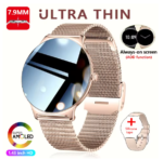 ChiBear Ultra Thin Fashion Smart Watch Women Screen Always Display Time Sports Bracelet Bluetooth Call AMOLED Smartwatch Woman