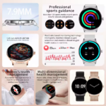 ChiBear Ultra Thin Fashion Smart Watch Women Screen Always Display Time Sports Bracelet Bluetooth Call AMOLED Smartwatch Woman