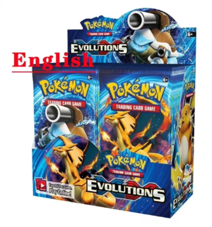 (Evolutions) 324PCS Booster Card Pack with Rare Cards