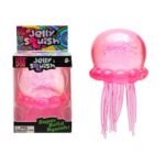 Pink jellyfish squishy toy sensory fidget stress toy in packaging