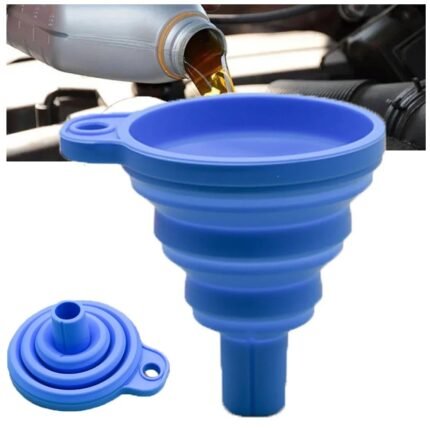 Universal Silicone Car Engine Oil & Fluid Funnel