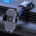 TOPK Universal Car Phone Holder 360° Dashboard Mount