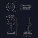 360° Rotating Magnetic Car Phone Holder