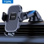TOPK Universal Car Phone Holder 360° Dashboard Mount