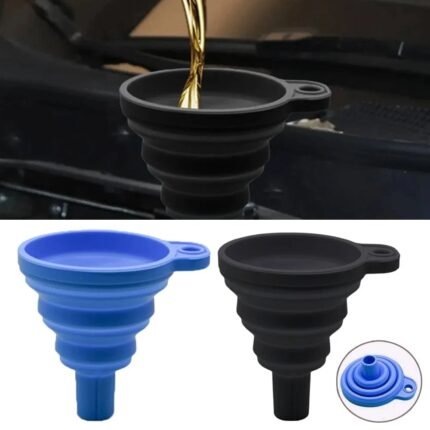 Universal Silicone Car Engine Oil & Fluid Funnel
